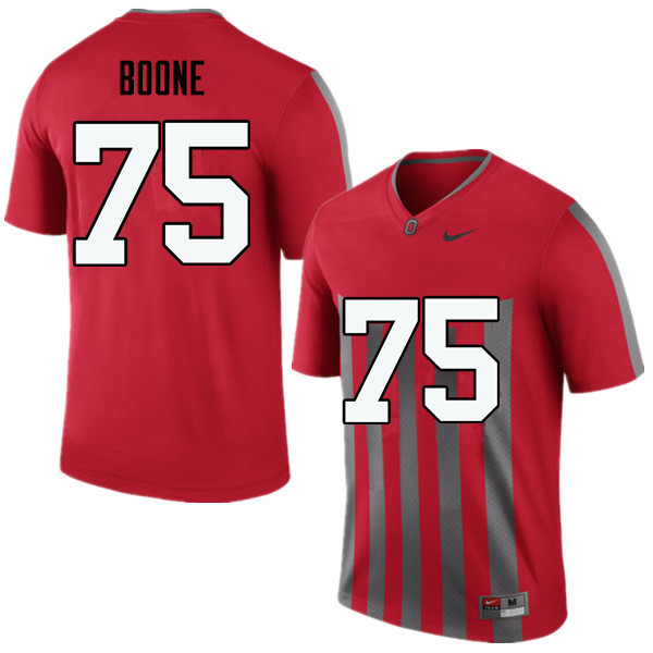 Men Ohio State Buckeyes #75 Alex Boone College Football Jerseys Game-Throwback